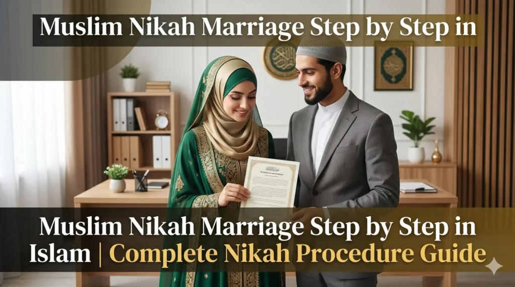 Muslim Nikah Marriage Step by Step in Islam Complete Nikah Procedure Guide